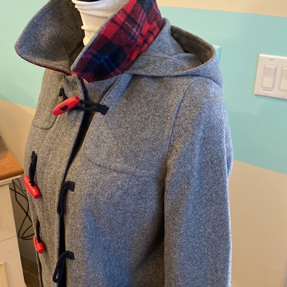 Old navy XS grey pea coat type jacket - Picture 2 of 7